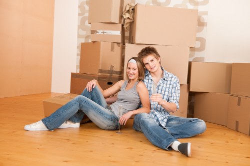 Moving van and quotation planning section