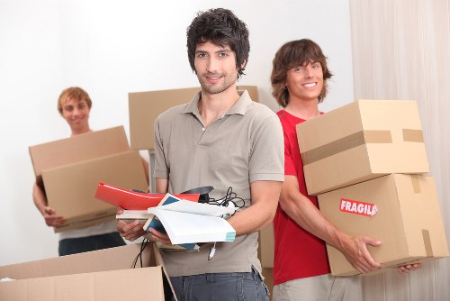 Removal team helping with a Barnes home move
