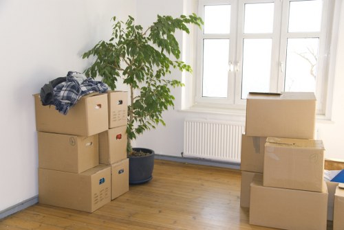 Storage and relocation support for a Barnes moving service