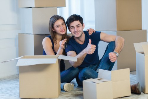 Residential moving support for a Barnes flat or family home