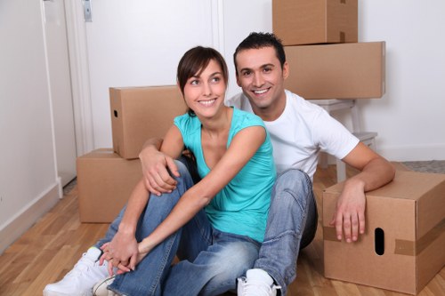Commercial movers handling business equipment in Barnes