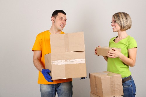 Barnes removals team promoting reuse and responsible recycling